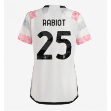 Juventus Adrien Rabiot #25 Bortatröja Dam 2023-24 Korta ärmar